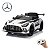 Mini Carro Elétrico 12v Mercedes Benz Gt3 Branco Licenciado Importway Com Luz Som E Controle Remoto - Imagem 1