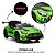 Mini Carro Elétrico 12v Mercedes Benz Gt3 Verde Licenciado Importway Com Luz Som E Controle Remoto - Imagem 4
