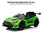 Mini Carro Elétrico 12v Mercedes Benz Gt3 Verde Licenciado Importway Com Luz Som E Controle Remoto - Imagem 3