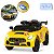 Carro Elétrico Infantil 12V Esportivo Com Controle Remoto Acelerador Música e Luzes LED Amarelo Azul Branco Vermelho - Imagem 2