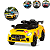 Carro Elétrico Infantil 12V Esportivo Com Controle Remoto Acelerador Música e Luzes LED Amarelo Azul Branco Vermelho - Imagem 1