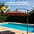 Ombrelone Suspenso 3m Terracota Importway Ideal Para Deck Piscina Jardim E Espaço Gourmet - Imagem 7