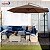 Ombrelone Suspenso 3m Terracota Importway Ideal Para Deck Piscina Jardim E Espaço Gourmet - Imagem 5
