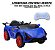 Mini Carro Elétrico 12v Infantil Azul Com Controle Remoto E Luzes Para Direção Segura - Imagem 5