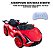 Mini Carro Elétrico 12v Infantil Vermelho Com Controle Remoto E Luzes Para Direção Segura - Imagem 5