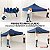 Gazebo Tenda Articulado 2x2m Importway Azul Reforçado Ideal Para Praia Camping Feiras E Eventos - Imagem 6