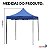 Gazebo Tenda Articulado 2x2m Importway Azul Reforçado Ideal Para Praia Camping Feiras E Eventos - Imagem 2