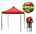 Gazebo Tenda Articulado 2x2m Importway Vermelho Reforçado Ideal Para Praia Camping Feiras E Eventos - Imagem 1