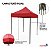 Gazebo Tenda Articulado 2x2m Importway Vermelho Reforçado Ideal Para Praia Camping Feiras E Eventos - Imagem 4
