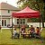 Gazebo Tenda Articulado 2x2m Importway Vermelho Reforçado Ideal Para Praia Camping Feiras E Eventos - Imagem 10