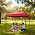 Gazebo Tenda Articulado 2x2m Importway Vermelho Reforçado Ideal Para Praia Camping Feiras E Eventos - Imagem 3