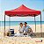 Gazebo Articulado 3x3m Vermelho Estrutura Reforçada Importway Praia Jardim Feiras E Camping - Imagem 5