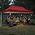 Gazebo Tenda Articulado Reforçado 3x6m Vermelho Importway Para Praia Camping Eventos E Feiras - Imagem 8