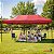 Gazebo Tenda Articulado Reforçado 3x6m Vermelho Importway Para Praia Camping Eventos E Feiras - Imagem 3