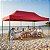 Gazebo Tenda Articulado Reforçado 3x6m Vermelho Importway Para Praia Camping Eventos E Feiras - Imagem 5