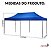 Gazebo Tenda Articulado Reforçado 3x6m Azul Importway Para Praia Camping Eventos E Feiras - Imagem 2