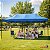 Gazebo Tenda Articulado Reforçado 3x6m Azul Importway Para Praia Camping Eventos E Feiras - Imagem 3