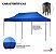 Gazebo Tenda Articulado Reforçado 3x6m Azul Importway Para Praia Camping Eventos E Feiras - Imagem 4