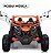 Quadriciclo Elétrico Infantil Utv 12v Laranja Assento Duplo Com Controle Remoto Importway - Imagem 8
