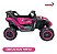 Quadriciclo Elétrico Infantil 12v Rosa Importway Com Luz Som Controle Remoto Bivolt - Imagem 6