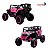 Quadriciclo Elétrico Infantil 12v Rosa Importway Com Luz Som Controle Remoto Bivolt - Imagem 9