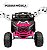 Quadriciclo Elétrico Infantil 12v Rosa Importway Com Luz Som Controle Remoto Bivolt - Imagem 8