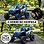 Mini Quadriciclo Elétrico Infantil 12v Azul Importway Com Luz Música E Velocidade 0–6 Km/h Bivolt - Imagem 3