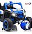 Mini Quadriciclo Elétrico Infantil 12v Azul Importway Com Luz Música E Velocidade 0–6 Km/h Bivolt - Imagem 4