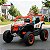 Mini Quadriciclo Elétrico Infantil 12v Laranja Importway Com Luz Música E Velocidade 0–6 Km/h Bivolt - Imagem 5