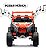 Mini Quadriciclo Elétrico Infantil 12v Laranja Importway Com Luz Música E Velocidade 0–6 Km/h Bivolt - Imagem 8