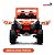 Mini Quadriciclo Elétrico Infantil 12v Laranja Importway Com Luz Música E Velocidade 0–6 Km/h Bivolt - Imagem 6