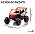 Mini Quadriciclo Elétrico Infantil 12v Laranja Importway Com Luz Música E Velocidade 0–6 Km/h Bivolt - Imagem 2