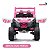 Mini Quadriciclo Elétrico Infantil 12v Rosa Importway Com Luz Música E Velocidade 0–6 Km/h Bivolt - Imagem 6