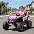 Mini Quadriciclo Elétrico Infantil 12v Rosa Importway Com Luz Música E Velocidade 0–6 Km/h Bivolt - Imagem 5
