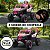 Mini Quadriciclo Elétrico Infantil 12v Rosa Importway Com Luz Música E Velocidade 0–6 Km/h Bivolt - Imagem 3