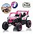 Mini Quadriciclo Elétrico Infantil 12v Rosa Importway Com Luz Música E Velocidade 0–6 Km/h Bivolt - Imagem 1