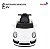 Mini Carro Elétrico Infantil 6v Branco Importway Com Luz Música Controle Remoto - Imagem 6