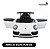 Mini Carro Elétrico Infantil 6v Branco Importway Com Luz Música Controle Remoto - Imagem 9