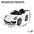 Mini Carro Elétrico Infantil 6v Branco Importway Com Luz Música Controle Remoto - Imagem 2