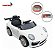 Mini Carro Elétrico Infantil 6v Branco Importway Com Luz Música Controle Remoto - Imagem 7