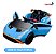 Carro Elétrico Infantil 12v Lamborghini Azul Com Luz Música Usb Controle E 3 Velocidades Bivolt - Imagem 7