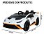 Carro Elétrico Infantil 12v Lamborghini Branco Com Luz Música Usb Controle E 3 Velocidades Bivolt - Imagem 2