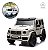 Mini Carro Elétrico Infantil 24v Mercedes Benz G63 Branco Com Luz Música Usb Mp3 Controle E 3 Velocidades Bivolt - Imagem 1