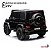 Mini Carro Elétrico Infantil 24v Mercedes Benz G63 Preto Com Luz Música Usb Mp3 Controle E 3 Velocidades Bivolt - Imagem 4