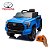 Mini Carrinho Elétrico Infantil 12v Tundra Azul Licenciado Com Luz Som E Controle Remoto Bivolt - Imagem 1