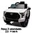 Mini Carrinho Elétrico Infantil 12v Tundra Branco Licenciado Com Luz Som E Controle Remoto Bivolt - Imagem 9