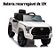 Mini Carrinho Elétrico Infantil 12v Tundra Branco Licenciado Com Luz Som E Controle Remoto Bivolt - Imagem 3