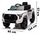 Mini Carrinho Elétrico Infantil 12v Tundra Branco Licenciado Com Luz Som E Controle Remoto Bivolt - Imagem 2