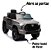 Mini Carrinho Elétrico Infantil 12v Tundra Cinza Licenciado Com Luz Som E Controle Remoto Bivolt - Imagem 5