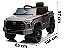 Mini Carrinho Elétrico Infantil 12v Tundra Cinza Licenciado Com Luz Som E Controle Remoto Bivolt - Imagem 2